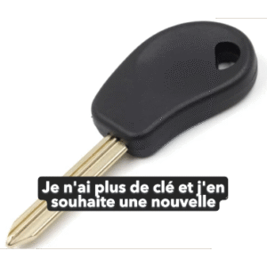Perte totale de clé – Clé avec démarrage (boîtier CPH Peugeot / Citroën)