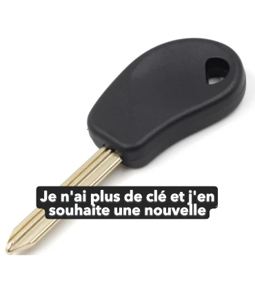 Perte totale de clé – Clé avec démarrage (boîtier CPH Peugeot / Citroën)