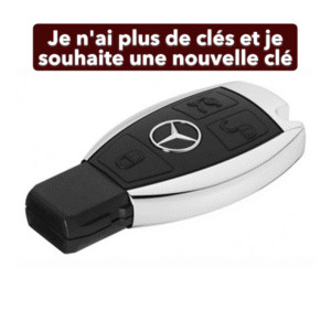 Perte totale de clé – Mercedes système EZS