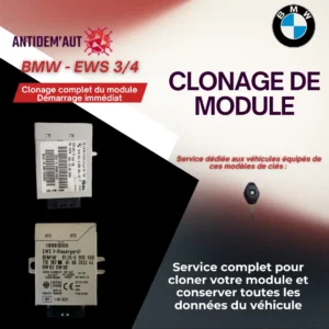 Clonage boîtier EWS Land Rover