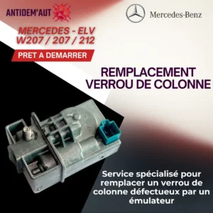 Programmation d’un émulateur de verrou de colonne – Mercedes W204 / W207 / W212