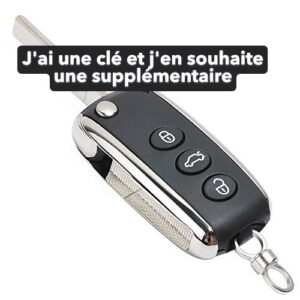 Ajout de clé Bentley avec télécommande – Système Kessy