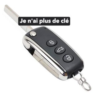 Création de clé Bentley avec télécommande – Perte totale (système Kessy)