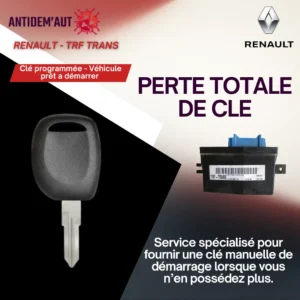 Perte totale de clés – Renault TRF-TRANS-CAR (1997–2001)