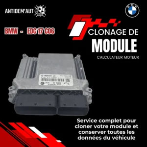 Clonage de calculateur moteur BMW EDC17C06