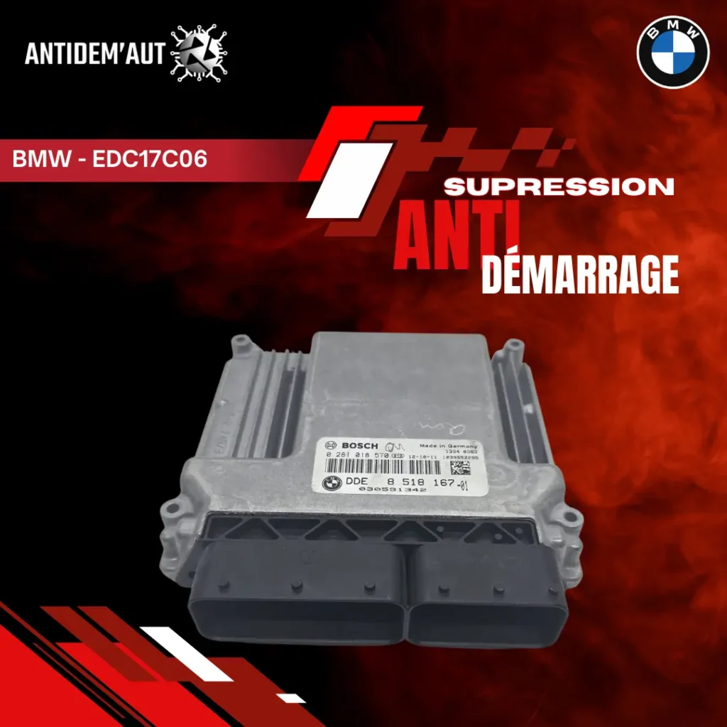 Suppression antidémarrage EDC17C06