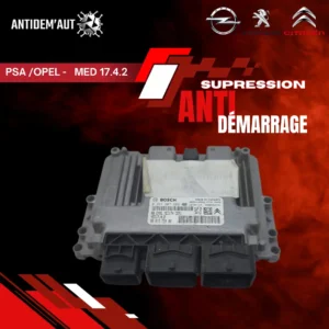 Suppression d’antidémarrage MED17.4.2 – PSA / Opel