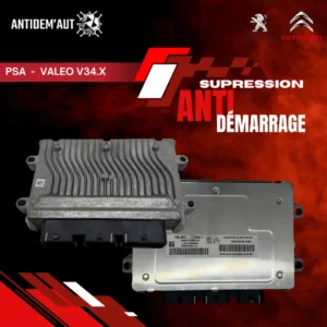 Suppression d’antidémarrage PSA – Valeo V34