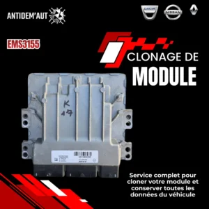 Réaliser un clonage de calculateur moteur EMS3155