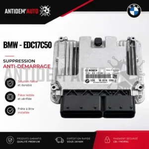 Suppression d’antidémarrage BMW EDC17C50