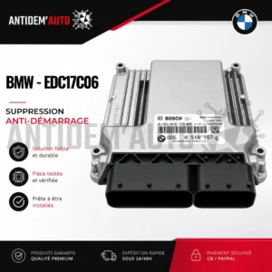 Suppression antidémarrage EDC17C06