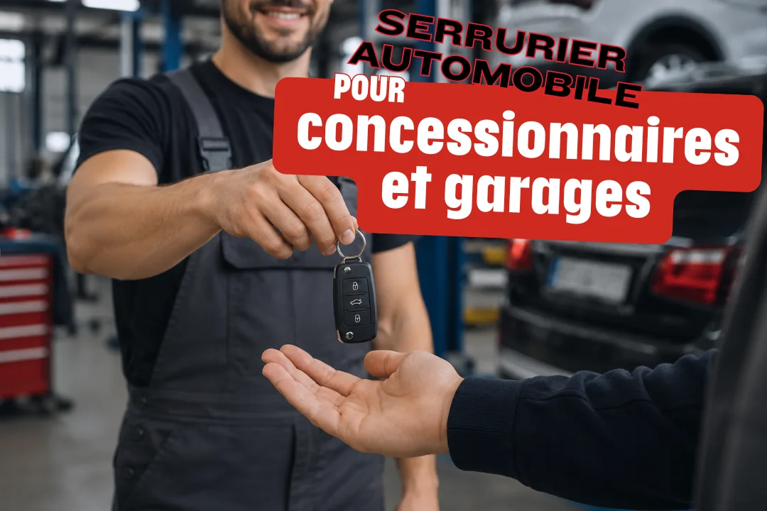 Serrurier automobile pour concessionnaires, garages et professionnels de l’automobile